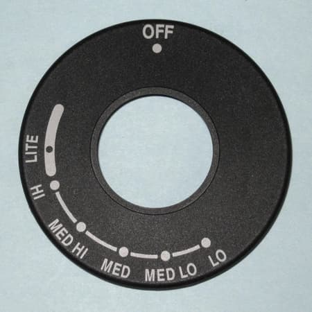 Black Bezel Knob