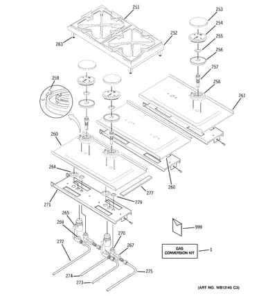 GAS & BURNER PARTS