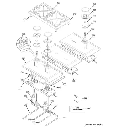 GAS & BURNER PARTS
