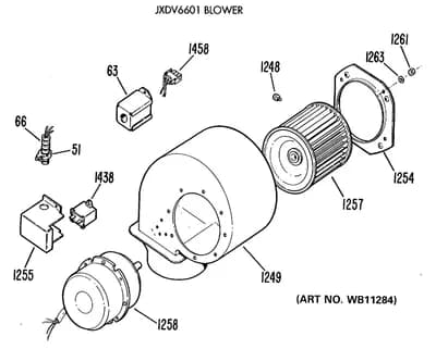 JXDV6601 BLOWER