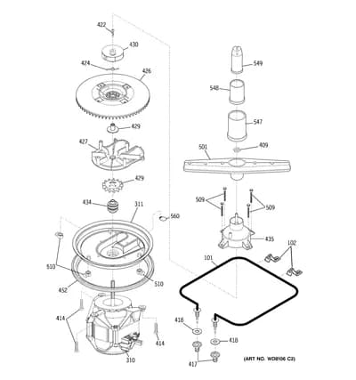 MOTOR-PUMP MECHANISM