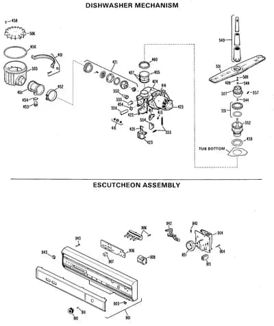 ESCUTHEON ASSEMBLY