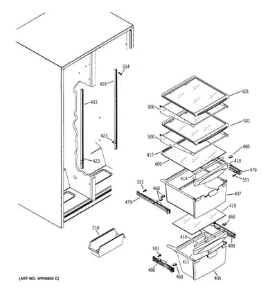 FRESH FOOD SHELVES