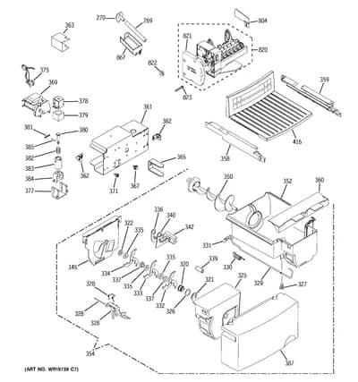 ICE MAKER & DISPENSER