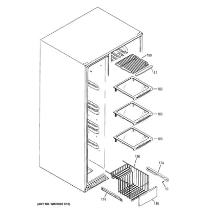 FREEZER SHELVES
