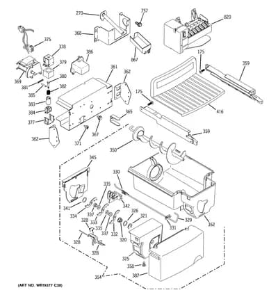 ICE MAKER & DISPENSER