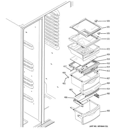FRESH FOOD SHELVES