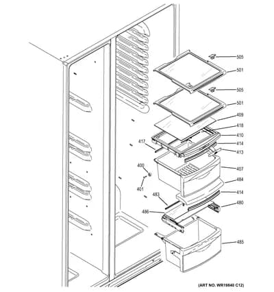 FRESH FOOD SHELVES