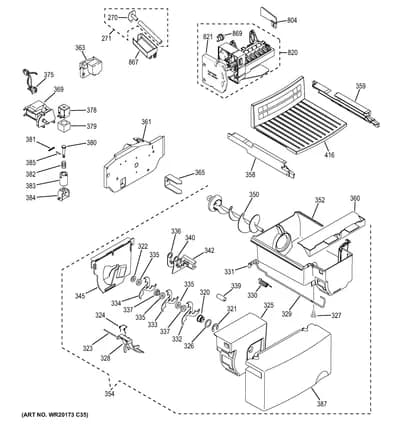 ICE MAKER & DISPENSER