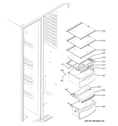 FRESH FOOD SHELVES