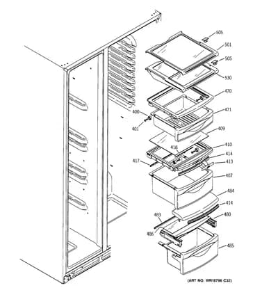 FRESH FOOD SHELVES