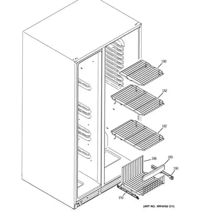 FREEZER SHELVES