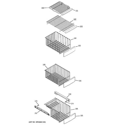 FREEZER SHELVES
