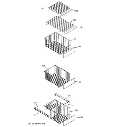 FREEZER SHELVES