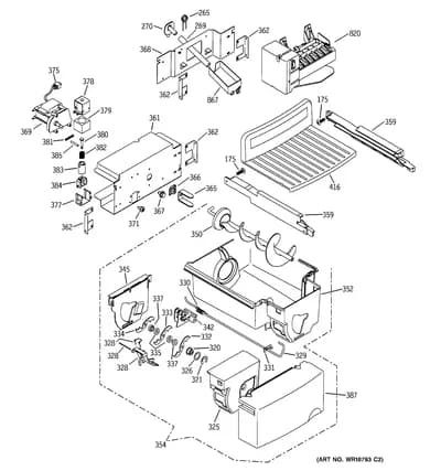 ICEMAKER & DISPENSER