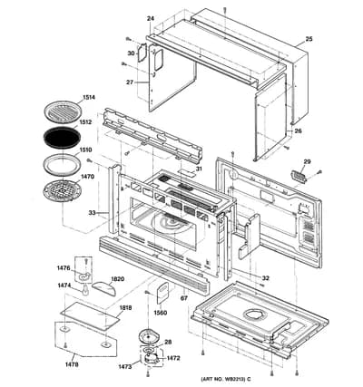 OVEN CAVITY PARTS