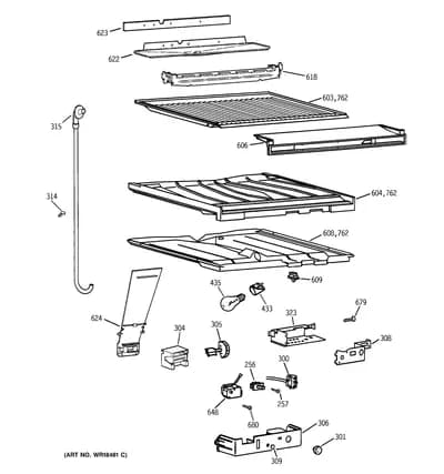 COMPARTMENT SEPARATOR PARTS