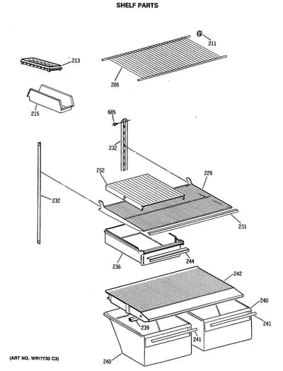SHELF PARTS