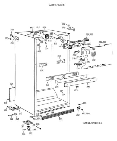 CABINET PARTS