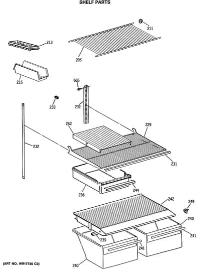 SHELF PARTS