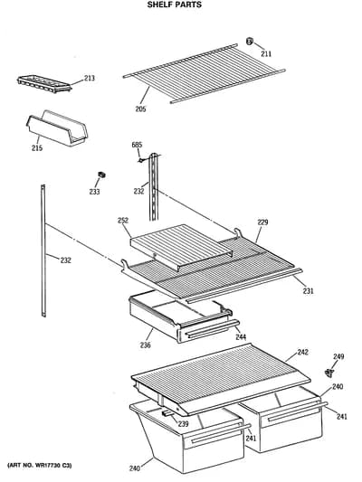 SHELF PARTS