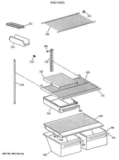SHELF PARTS