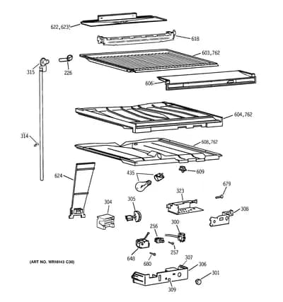COMPARTMENT SEPARATOR PARTS