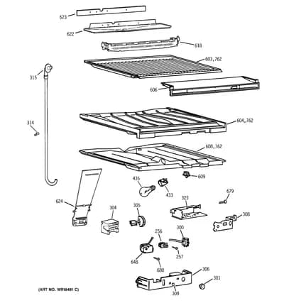 COMPARTMENT SEPARATOR PARTS