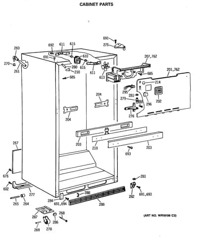 CABINET PARTS