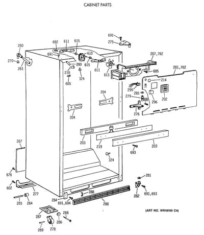 CABINET PARTS