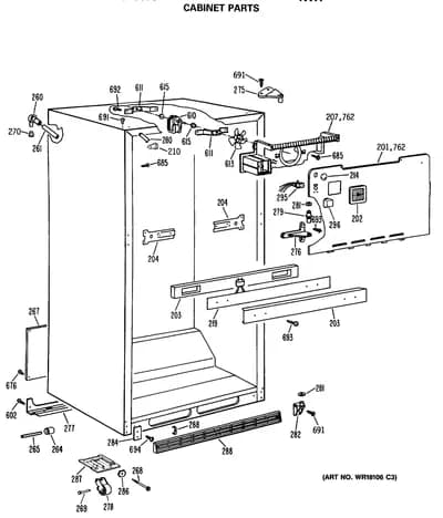 CABINET PARTS