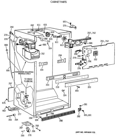 CABINET PARTS