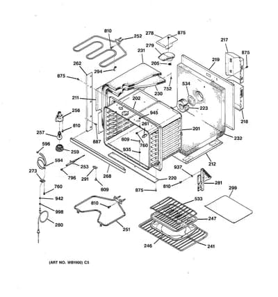 OVEN BODY