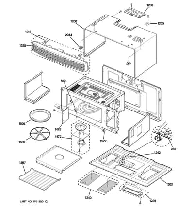 OVEN CAVITY PARTS