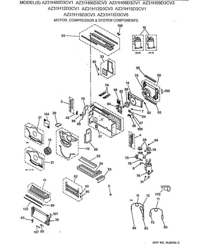 MOTOR, COMPRESSOR & SYSTEM COMPONENTS