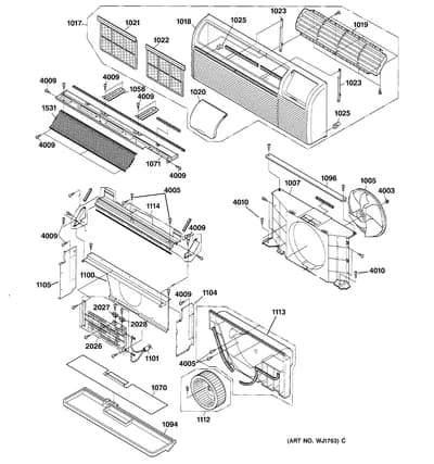 GRILLE & AIR MOVING PARTS