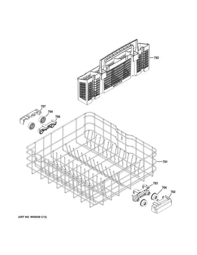 LOWER RACK ASSEMBLY