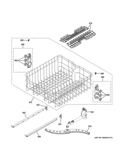 UPPER RACK ASSEMBLY