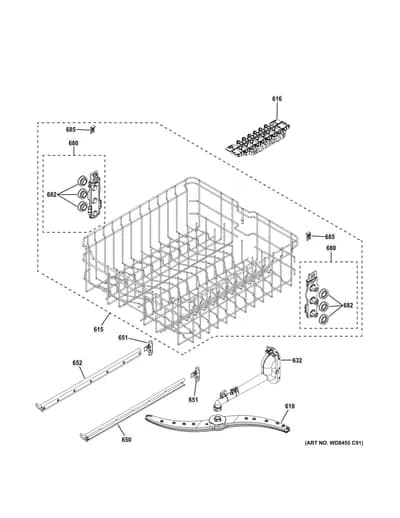UPPER RACK ASSEMBLY