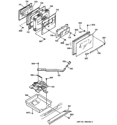 OVEN DOOR & MOTORIZED DOOR LOCK