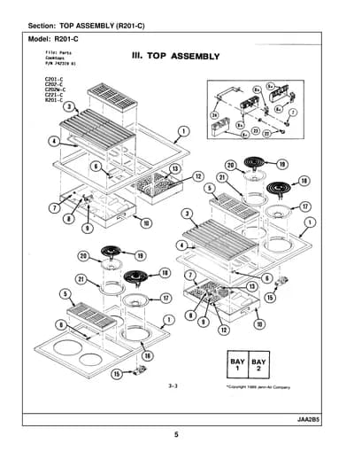 TOP ASSEMBLY (R201-C)