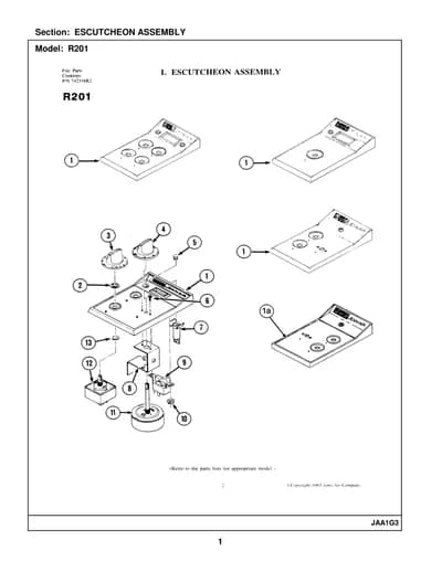 ESCUTCHEON ASSEMBLY