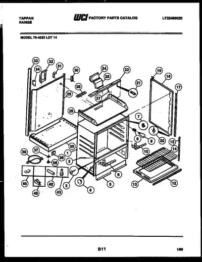 OVEN BODY PARTS
