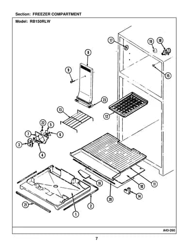 FREEZER COMPARTMENT