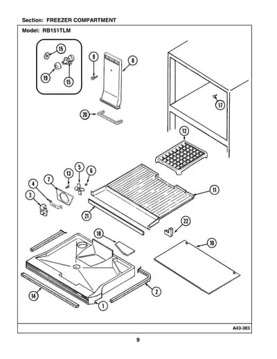 FREEZER COMPARTMENT