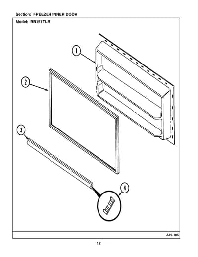 FREEZER INNER DOOR