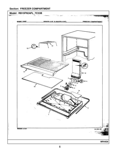FREEZER COMPARTMENT