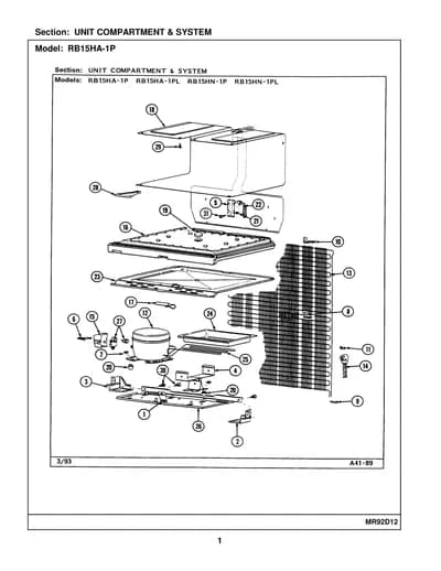 UNIT COMPARTMENT & SYSTEM