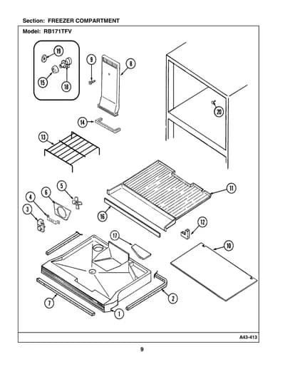 FREEZER COMPARTMENT