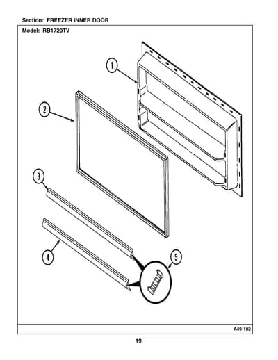 FREEZER INNER DOOR